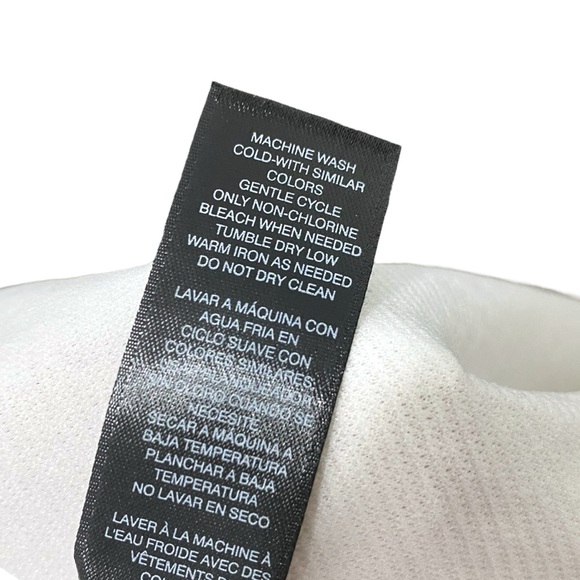 Chico's Travelers Crinkle Long Cardigan Duster Blazer Jacket Gold White Sz L/2 - Picture 13 of 13